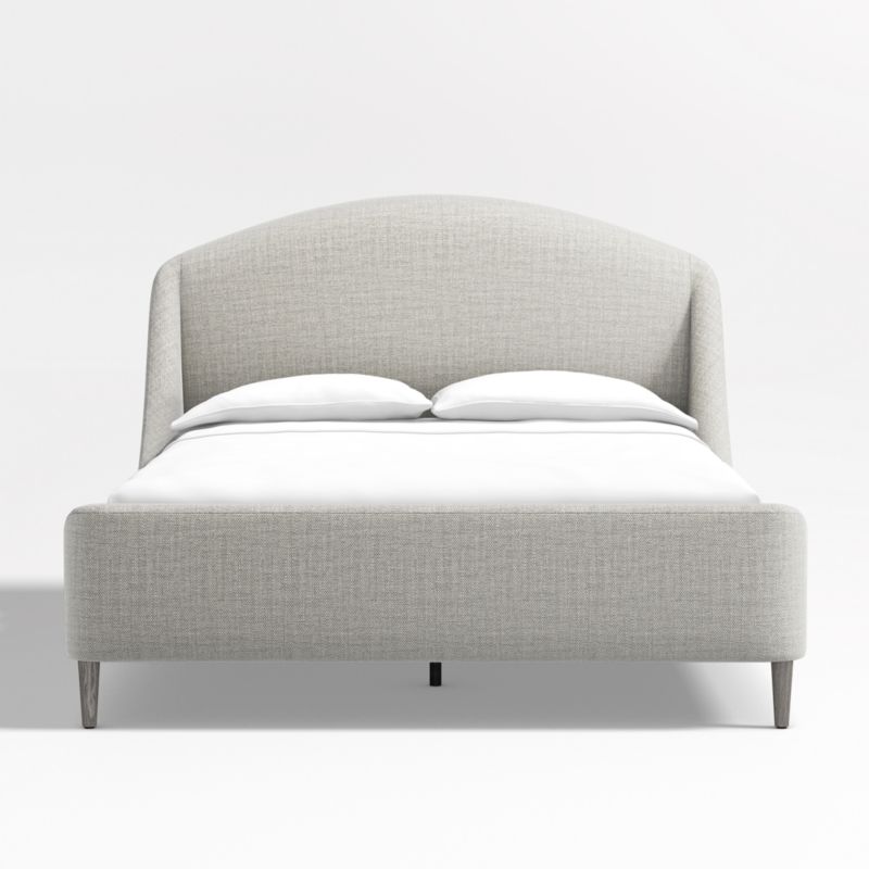 Lafayette Mist Grey Upholstered Full Bed - image 3 of 13