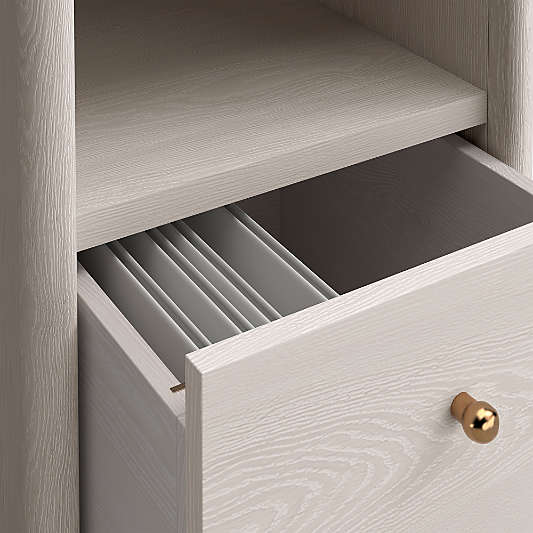 Lafayette 64" Whitewashed Desk with Outlets