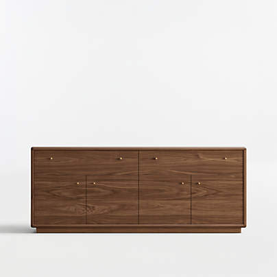 Lafayette 80" Walnut Storage Media Console