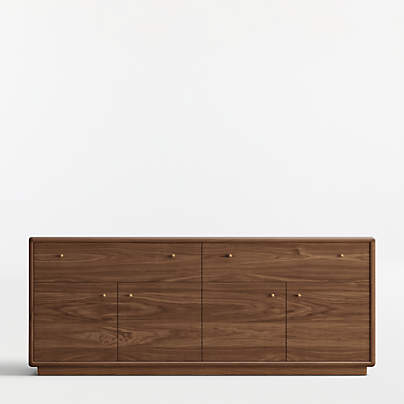 Lafayette 80" Walnut Storage Media Console