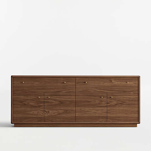 Lafayette 80" Walnut Storage Media Console