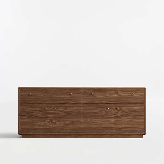 Lafayette 80" Walnut Storage Media Console