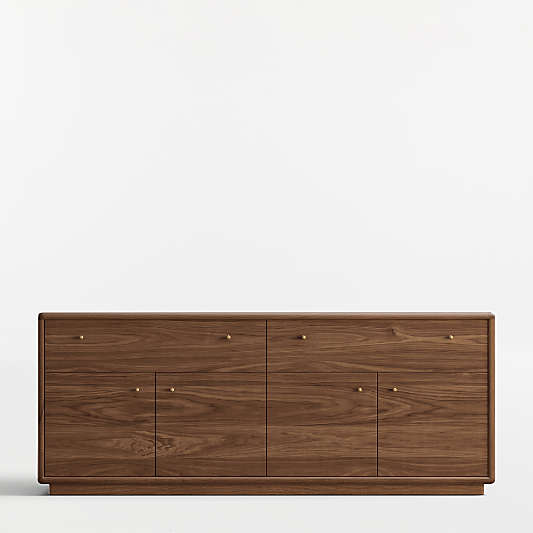 Lafayette 80" Walnut Storage Media Console