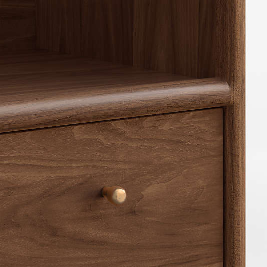 Lafayette 152" Walnut Storage Media Console Set