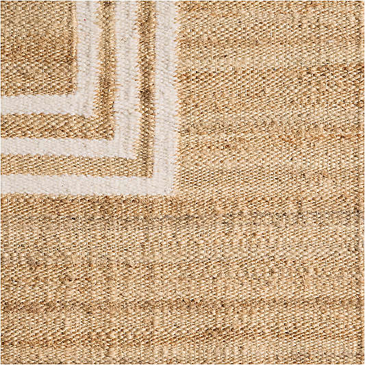 Lagos Jute and Wool Blend Ivory Handwoven Area Rug