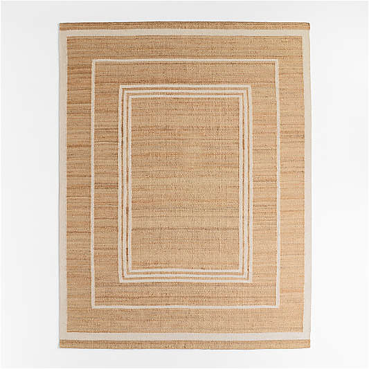 Lagos Jute and Wool Blend Ivory Handwoven Area Rug