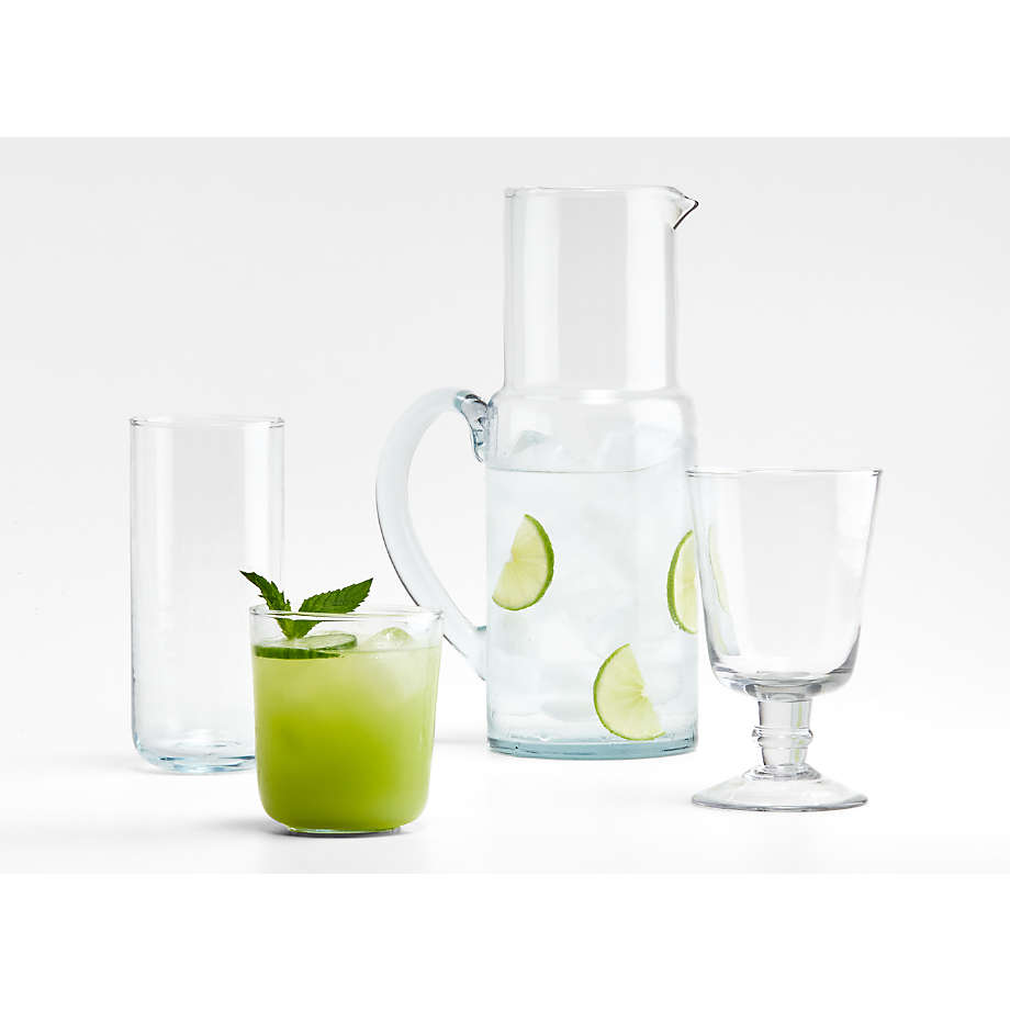 Lagos Recycled Highball Glass + Reviews | Crate & Barrel