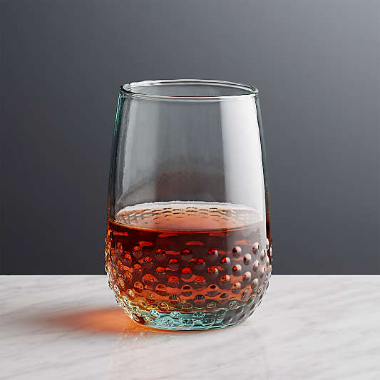 Lagos Spanish Recycled Glass Stemless Wine