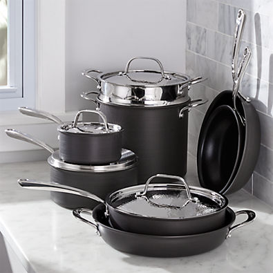 View Lagostina Nera Hard-Anodized 12-Piece Set details