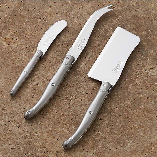 Set of 3 Details about   Laguiole Cheese Knives 