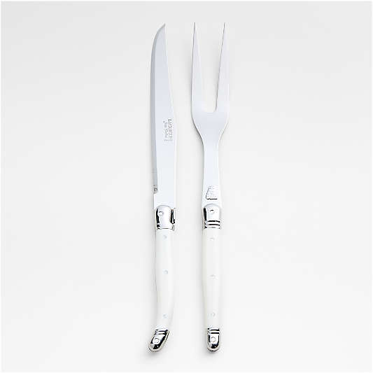 Jean Dubost Laguiole ® White Carving Set