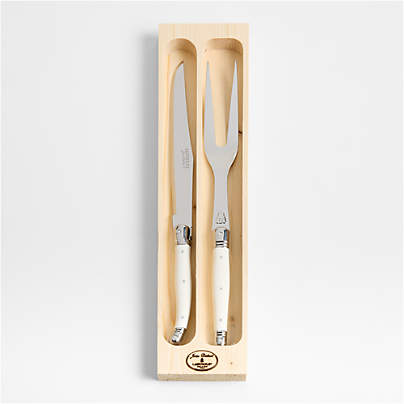 Jean Dubost Laguiole ® White Carving Set