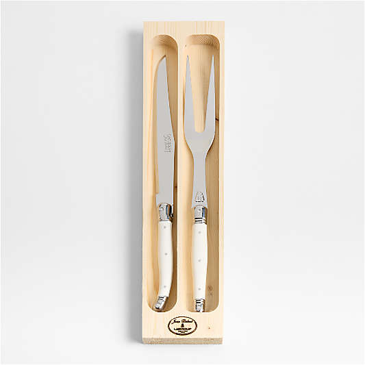 Jean Dubost Laguiole ® White Carving Set