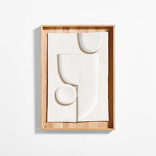 "Lain I" Paper Mache Wall Art