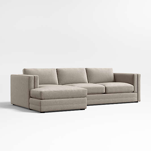 Lakeview Upholstered 2-Piece Chaise Sectional Sofa