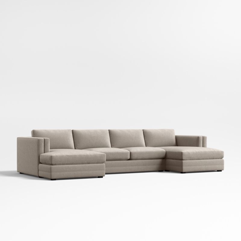 Lakeview Upholstered 3-Piece Double Chaise Sectional Sofa - image 0 of 18