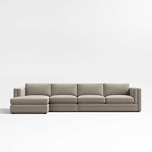 Lakeview Upholstered 3-Piece Chaise Sectional Sofa