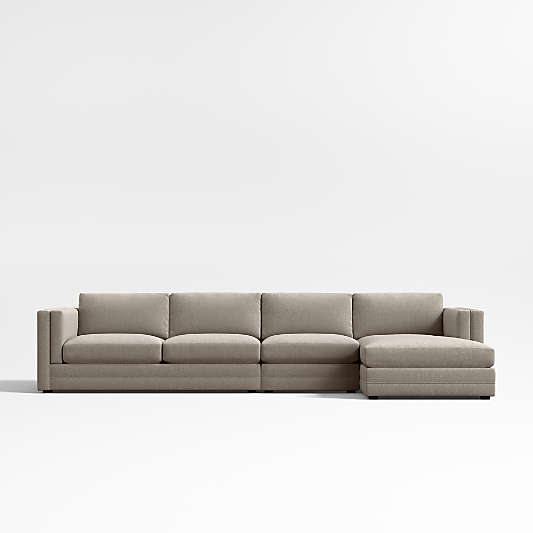 Lakeview Upholstered 3-Piece Chaise Sectional Sofa