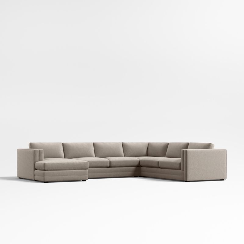 Lakeview Upholstered 4-Piece L-Shaped Sectional Sofa - image 0 of 19