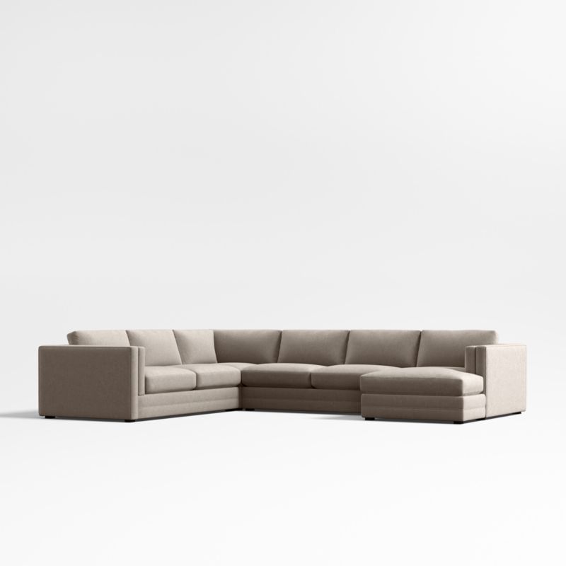 Lakeview Upholstered 4-Piece L-Shaped Sectional Sofa - image 0 of 19