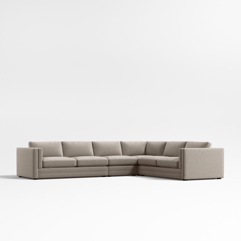 Lakeview Upholstered 4-Piece Corner Sectional Sofa - image 0 of 18