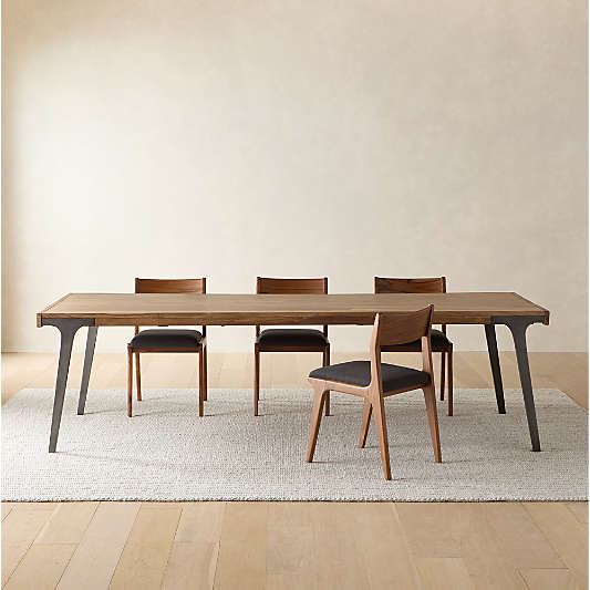 Lakin Teak Extendable Dining Table (61"-144")