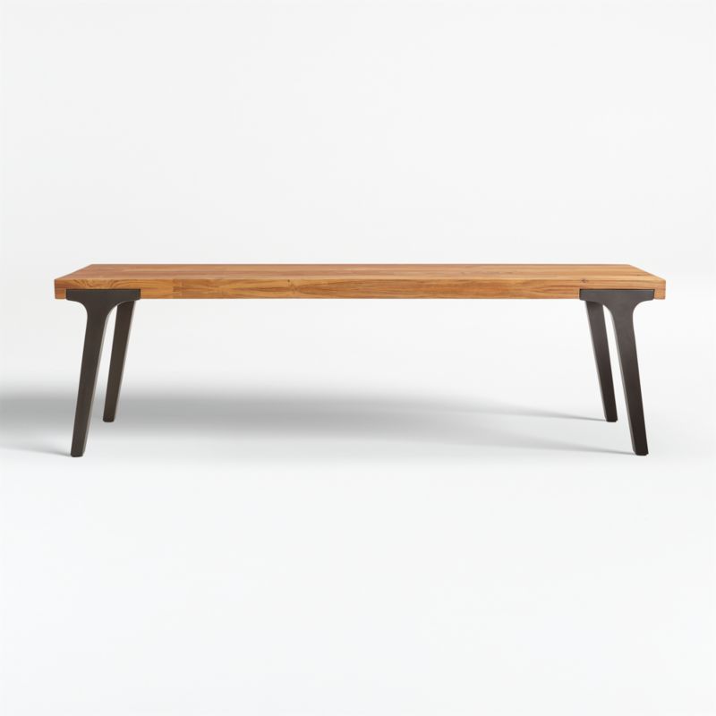 Lakin 59" Teak Bench - image 3 of 16