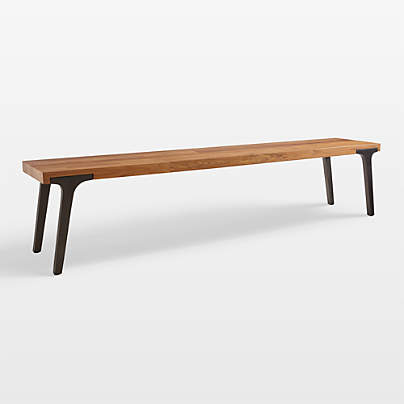 Lakin 79" Teak Bench