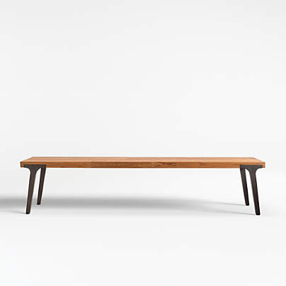 Lakin 79" Teak Bench