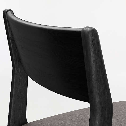 Lakin Black Wood Dining Chair