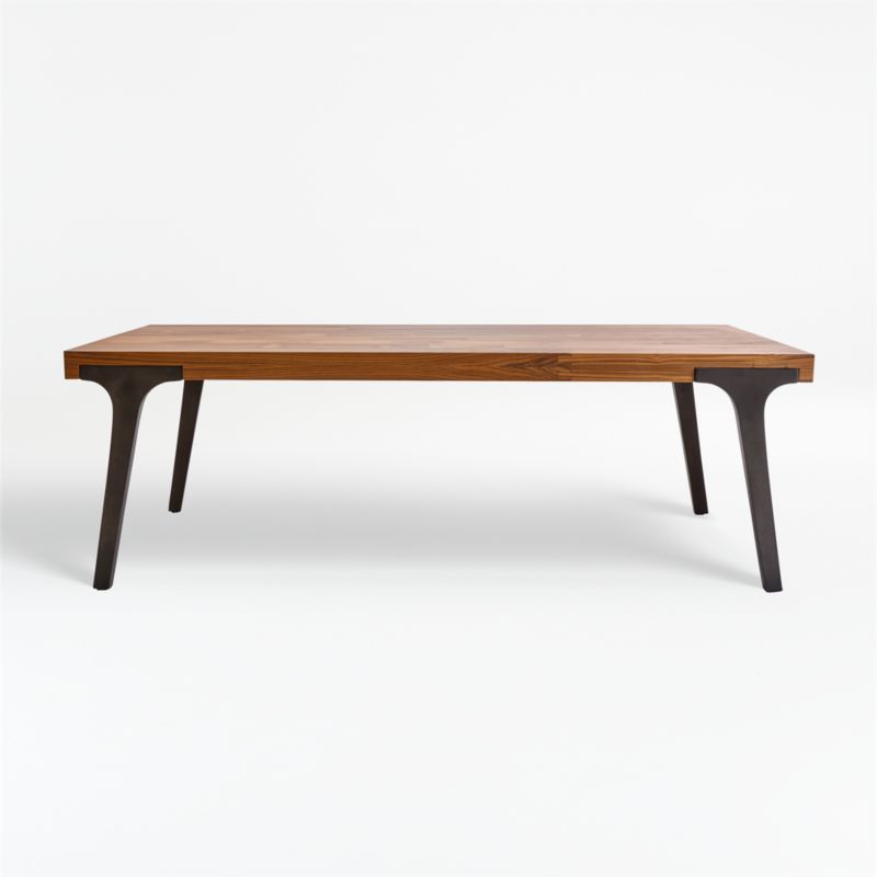 Crate and barrel teak deals coffee table