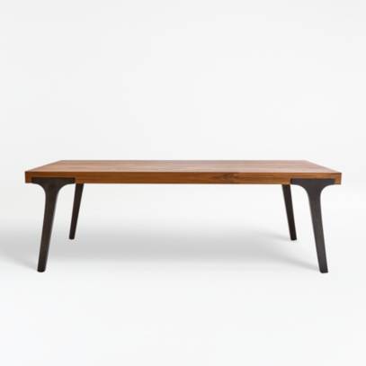 Crate and barrel 2025 teak dining table