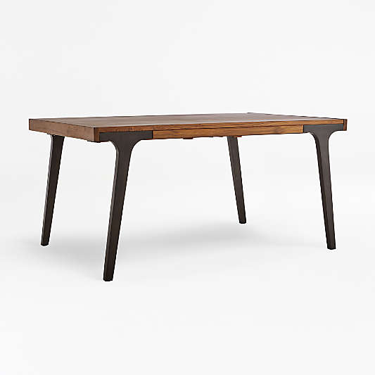 Lakin 61"-99" Teak Extendable Dining Table