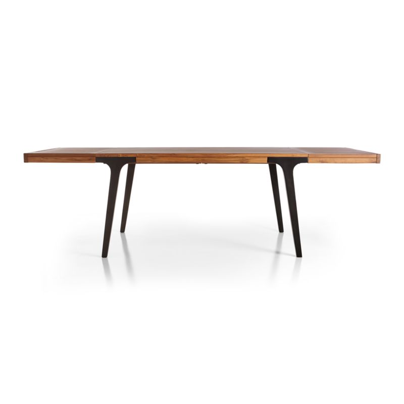 Lakin 61"-99" Teak Extendable Dining Table