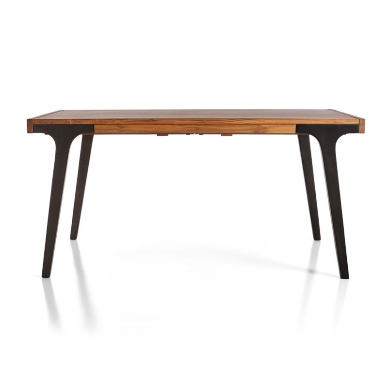 Lakin 61"-99" Teak Extendable Dining Table