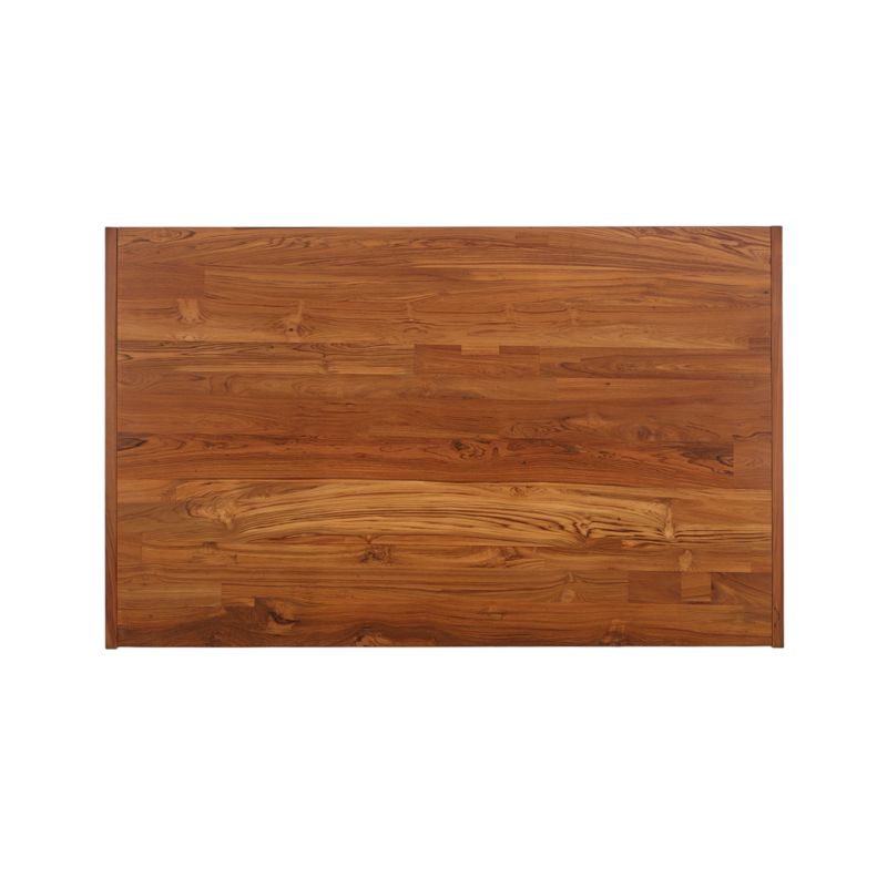 Lakin 61"-99" Teak Extendable Dining Table