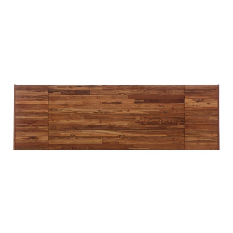 Lakin 81"-119" Teak Extendable Dining Table - image 17 of 21