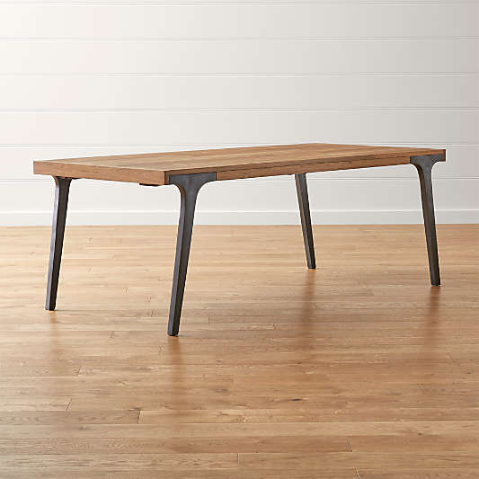 Lakin 81" Teak Extendable Dining Table