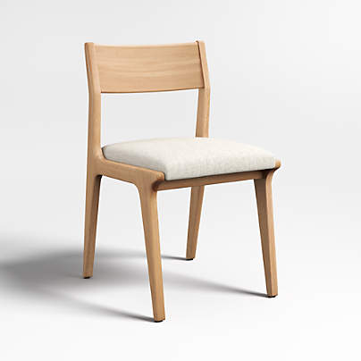 Lakin White Oak Wood Dining Chair