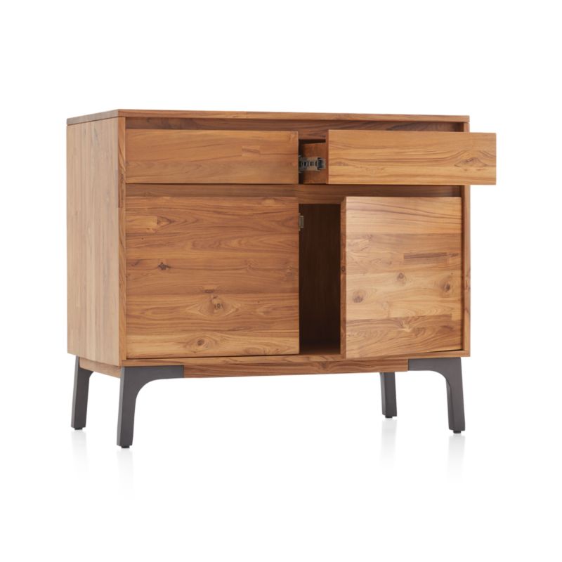 Lakin Small Teak Sideboard - image 3 of 14