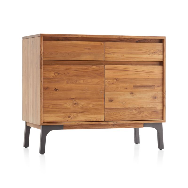 Lakin Small Teak Sideboard - image 2 of 14