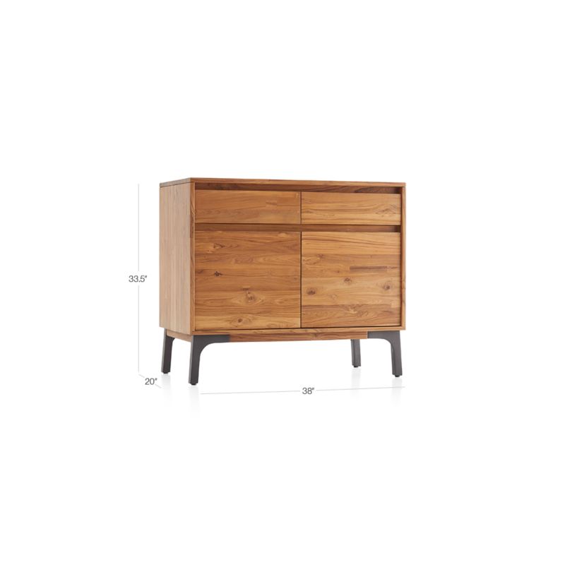 View Lakin Small Teak Sideboard - image 2 of 14