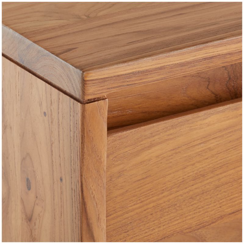 Lakin Small Teak Sideboard - image 6 of 14