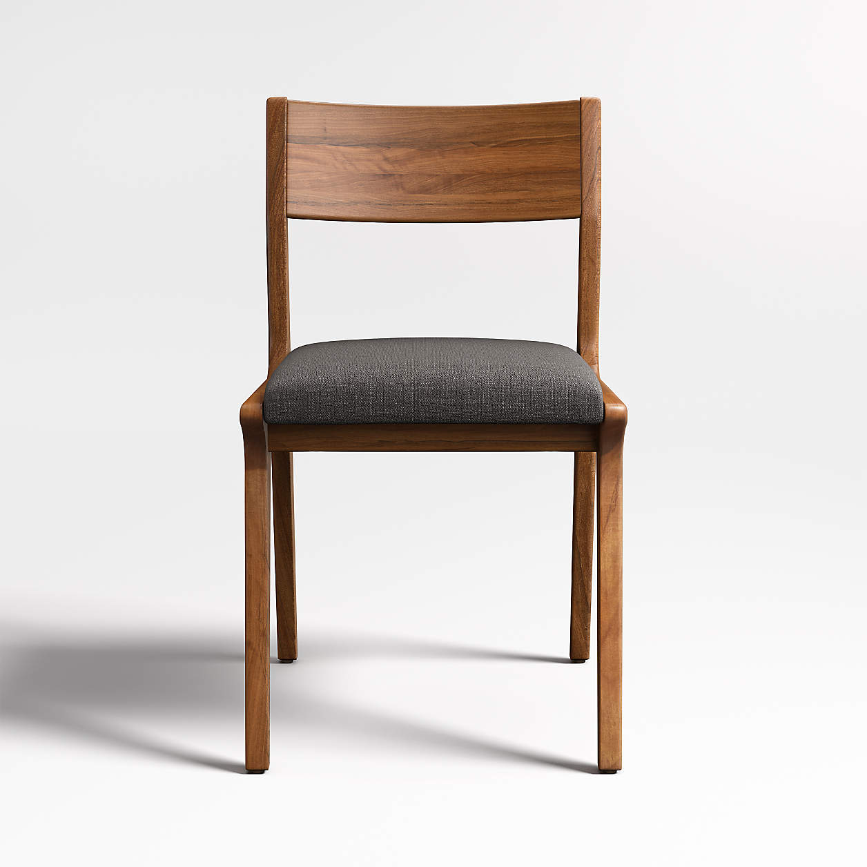 Lakin Teak Wood Dining Side Chair + Reviews Crate & Barrel