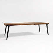 Yukon 80" Warm Acacia Live Edge Solid Wood Dining Table