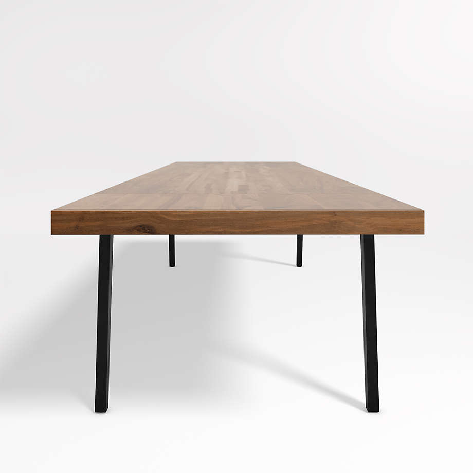 Lakin 106" Teak Wood Extendable Dining Table