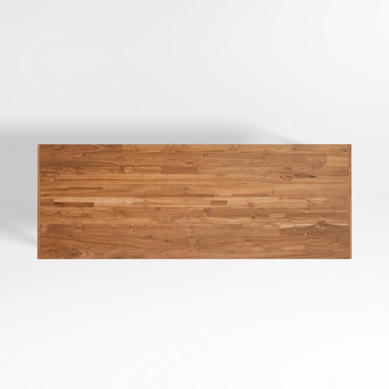 Lakin 106"-144" Teak Wood Extendable Dining Table - image 17 of 22