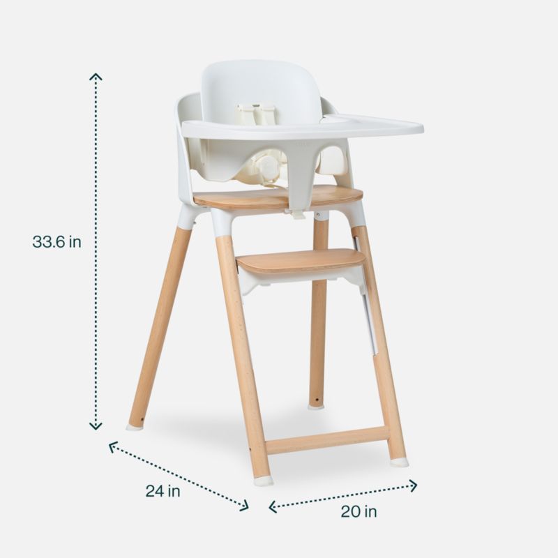 Lalo The Chair II 3-in-1 Baby Coconut White High Chair - image 6 of 8