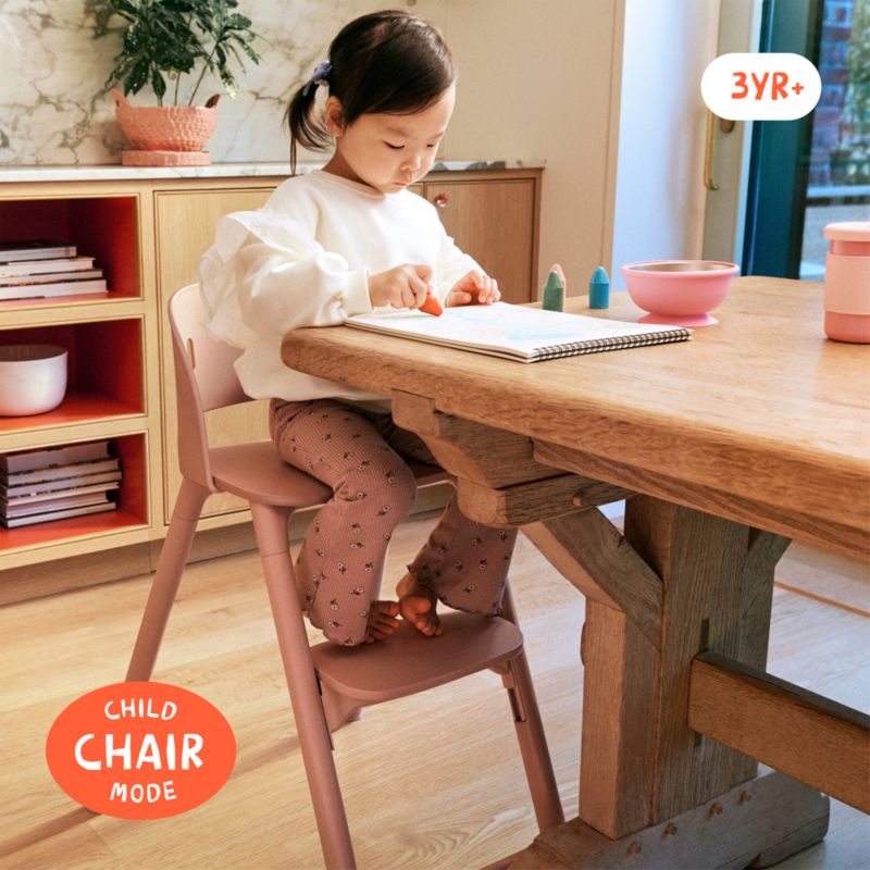 Lalo The Chair II 3-in-1 Baby Rose Pink High Chair - image 1 of 10