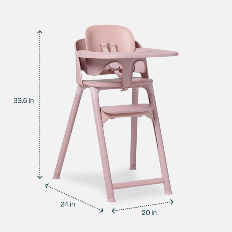 Lalo The Chair II 3-in-1 Baby Rose Pink High Chair - image 8 of 10